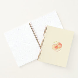 Cute aesthetic peaches pastel  notizbuch