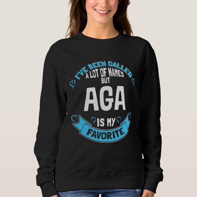 Cute Aga for Grandmother   for Aga Sweatshirt (Vorderseite)