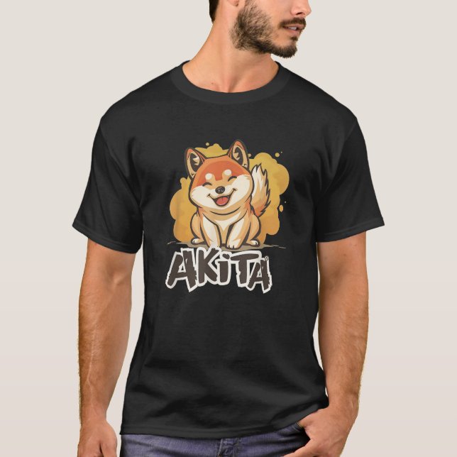 Cute Akita Costume for Dogs and Pets Lovers  T-Shirt (Vorderseite)