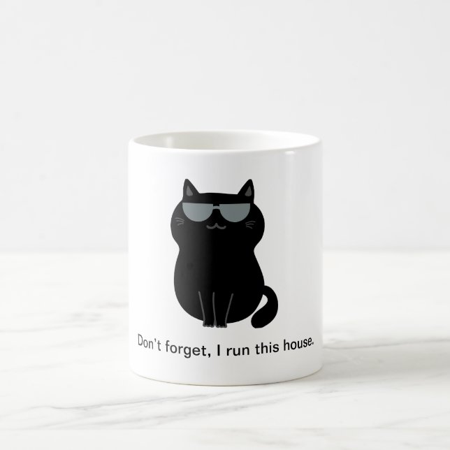 Cute and Funny Cat Kaffeetasse (Mittel)