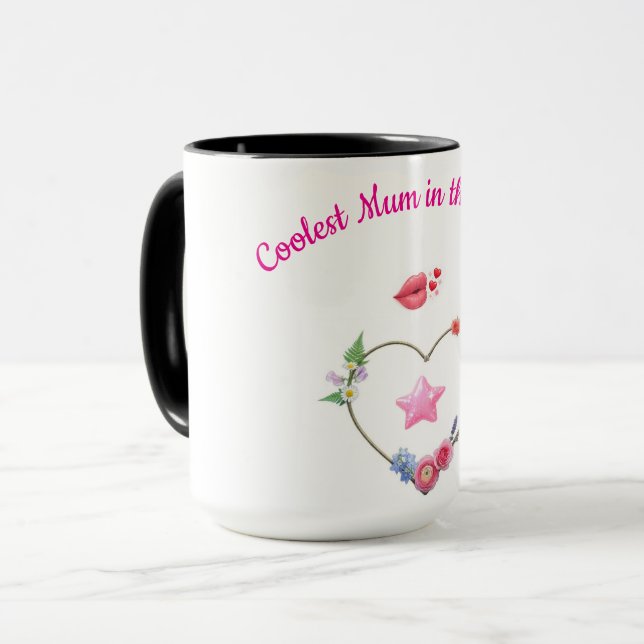 Cute and Simple Mom's Tasse (Vorderseite Links)