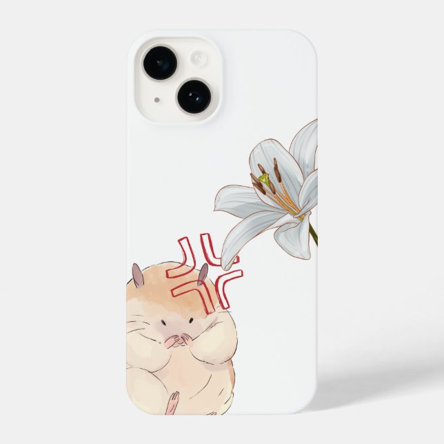 cute angry hamster iPhone hülle (Rückseite)