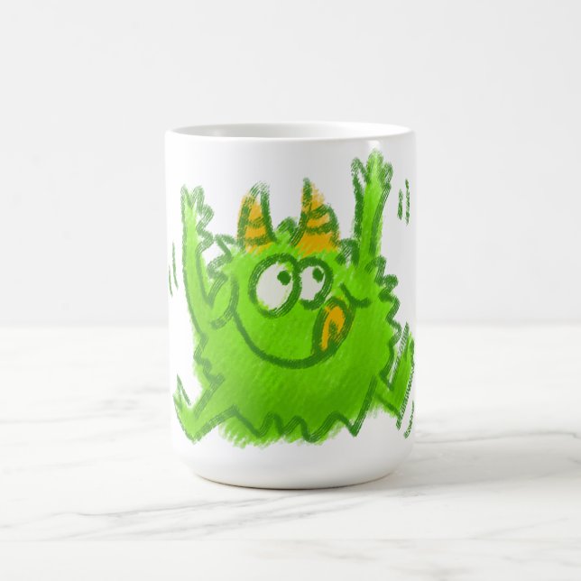 Cute Animal Drawing Kaffeetasse (Mittel)