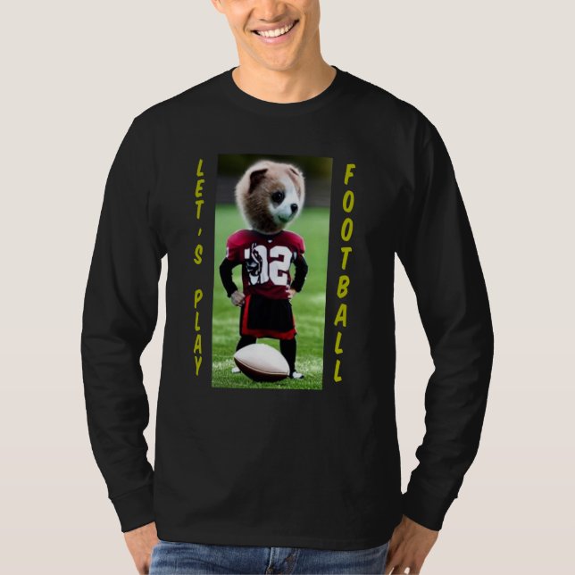Cute Animal Football player T-Shirt (Vorderseite)