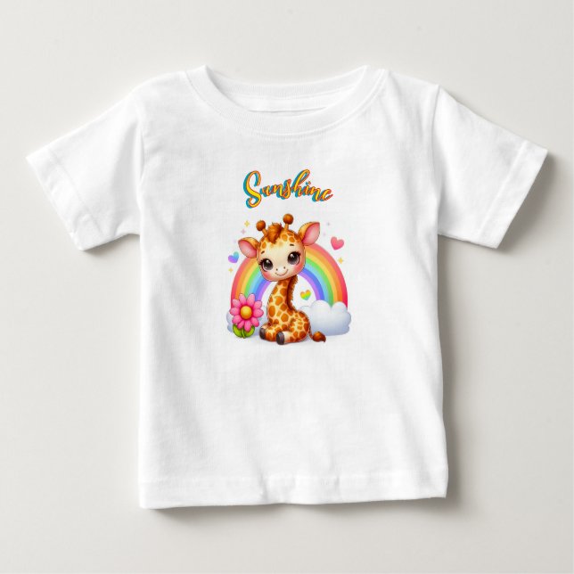 | Cute Animal Graphic Tee for Toddlers (Vorderseite)