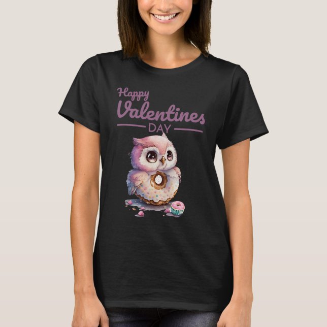 Cute Animal Heart Panda  Happy Valentine Day  29 T-Shirt (Vorderseite)