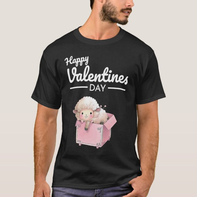 Cute Animal Heart Panda  Happy Valentine Day  32 T-Shirt (Vorderseite)
