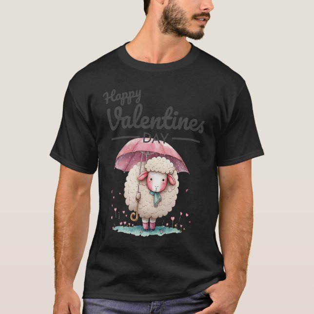 Cute Animal Heart Panda  Happy Valentine Day  33 T-Shirt (Vorderseite)