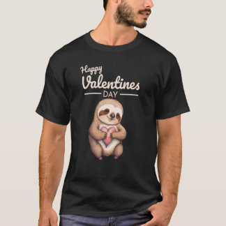 Cute Animal Heart Panda Happy Valentine Day  6 T-Shirt