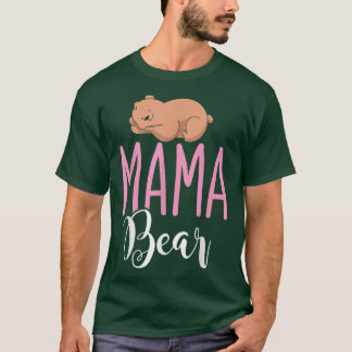 Cute Animal Mom Mommy Bear Family Bear Mama Bear T-Shirt