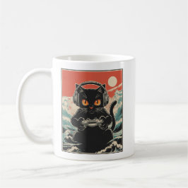 Cute Anime Gamer Kawaii Cat Japanese Gaming Gift B Kaffeetasse