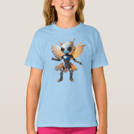 Cute Ant Girl Dancing Robot Pixie T-Shirt