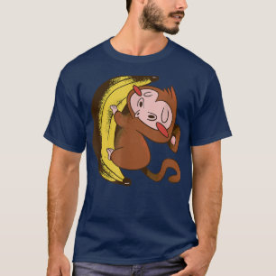 Cute Ape Banana Lover Vegetarians Food Monkey Bana T-Shirt