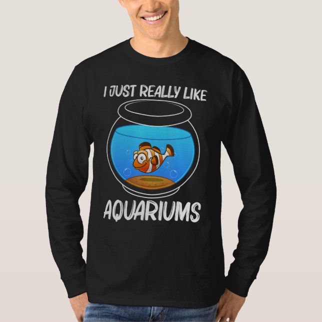 Cute Aquarium For Men Women Aquarist Fish Tank   (Vorderseite)