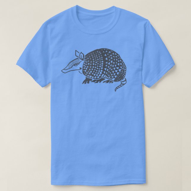Cute Armadillo Distressed Graphic Design  T-Shirt (Design vorne)