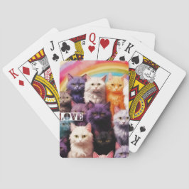 Cute & Artistic Cat Poker Cards Spielkarten