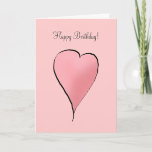 Cute as a Bug · Pink Heart Karte
