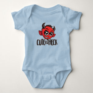 Cute as Heck Devil Baby Strampler