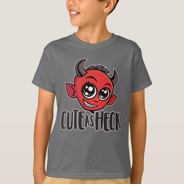 Cute as Heck Devil T-Shirt (Vorderseite)
