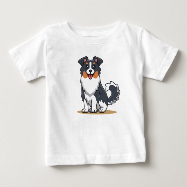 Cute Australian Shepherd-23144 Baby T-shirt (Vorderseite)