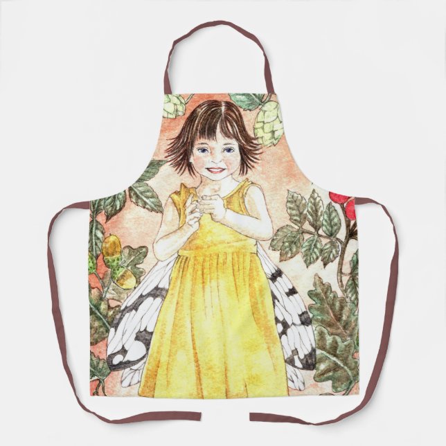 Cute Autumn Fairy Apron Schürze (Vorderseite)