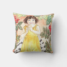 Cute Autumn Fairy Cushion