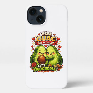 Cute Avocado Valentine’s Love Design, kawaii Love iPhone 13 Hülle