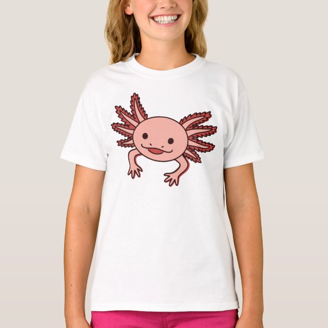 cute Axolotl T-Shirt (Vorderseite)