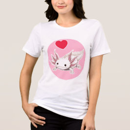 Cute Axolotl Tri-Blend Shirt