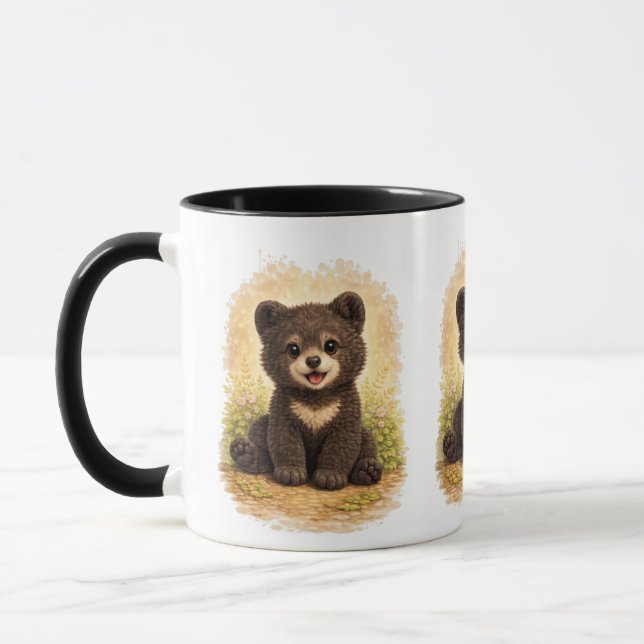 Cute Baby Bear Coffee Mug – Adorable Bear Tasse (Links)