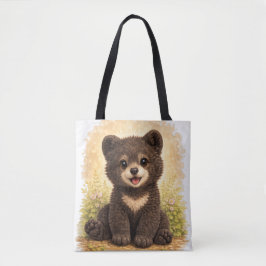 Cute Baby Bear Tote Bag Kawaii Animal