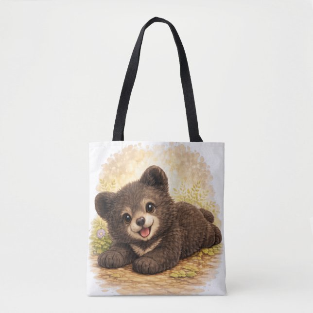 Cute Baby Bear Tote Bag Kawaii Animal (Vorderseite)