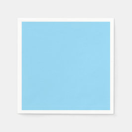 Cute Baby Blue Solid Napkins Serviette