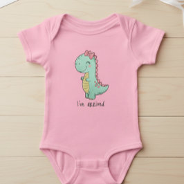 Cute baby bodysuit dinosaurs baby girl 6 months strampler