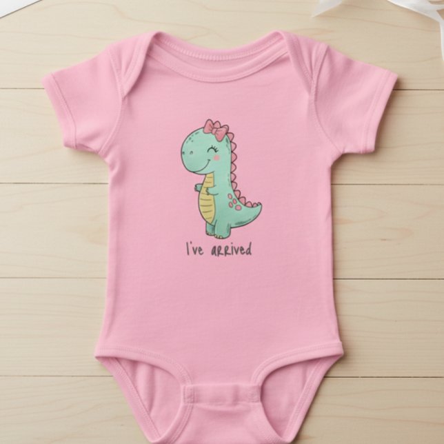 Cute baby bodysuit dinosaurs baby girl 6 months strampler (Von Creator hochgeladen)
