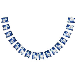 Cute Baby Elephant First Birthday Wimpelkette