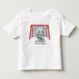 Cute Baby Elephant Playing Soccer  Kleinkind T-shirt