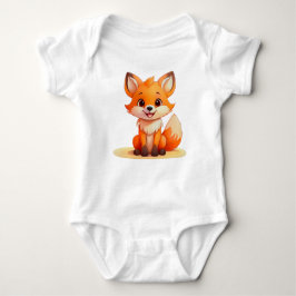 Cute Baby Fox – Adorable Cartoon Bodysuit Baby Strampler