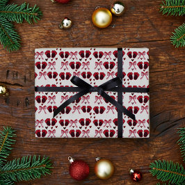 Cute Baby Girl Slippers Wrapping Paper Geschenkpapier