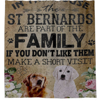 cute baby Golden Retriever Duschvorhang