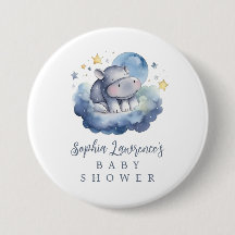 Cute Baby Hippo Baby Shower