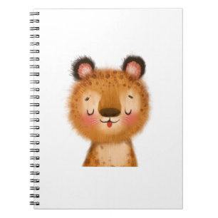 Cute baby leopard Spiral Photo Notebook Notizblock