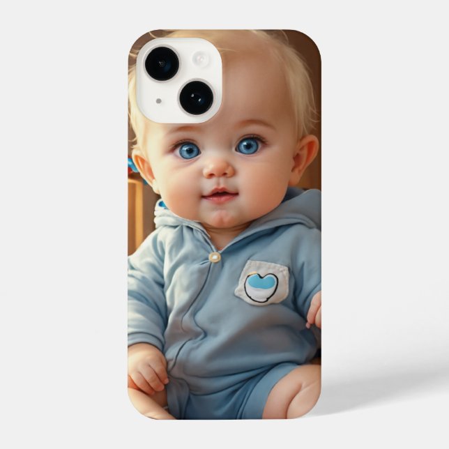 Cute Baby Logo iPhone 14 Slim Fit Case – Glory iPhone Hülle (Rückseite)