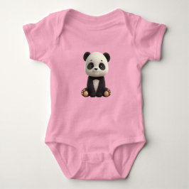 Cute Baby Panda Bodysuit Baby Strampler