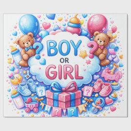 Cute Baby Pattern Wrapping Paper Geschenkpapier