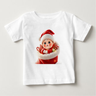 Cute Baby Santa – Adorable Kawaii Christmas Gift T-shirt