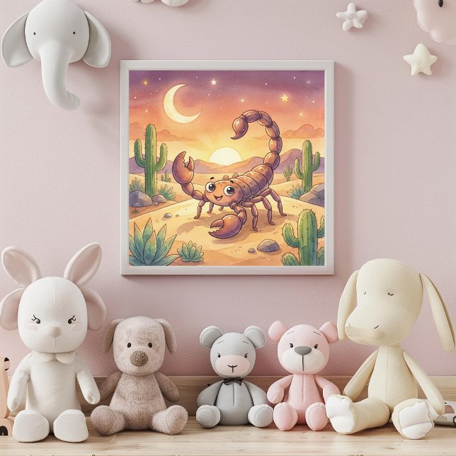 Cute Baby Scorpio Zodiac Wall Art Poster (Von Creator hochgeladen)