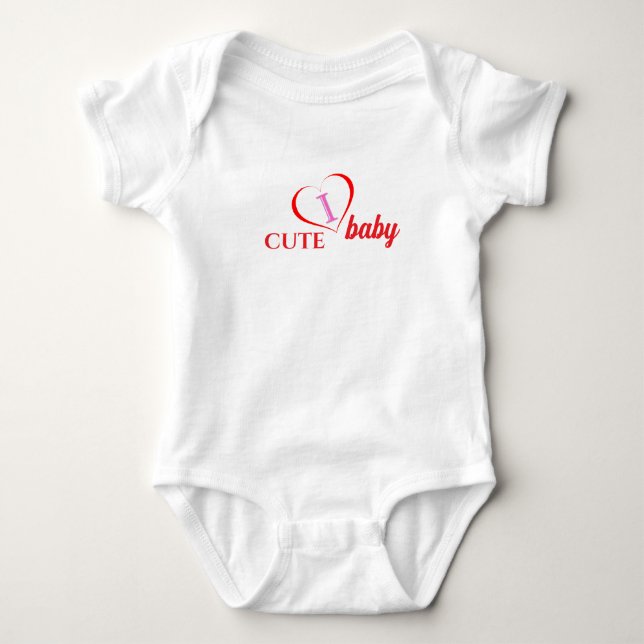 Cute Baby Strampler (Vorderseite)