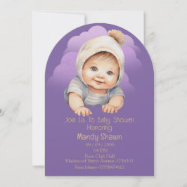 Cute baby themed for Baby Shower Invitation Einladung