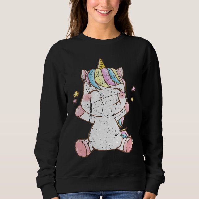 Cute Baby Unicorn Unicorns Magical Creature Fans Sweatshirt (Vorderseite)
